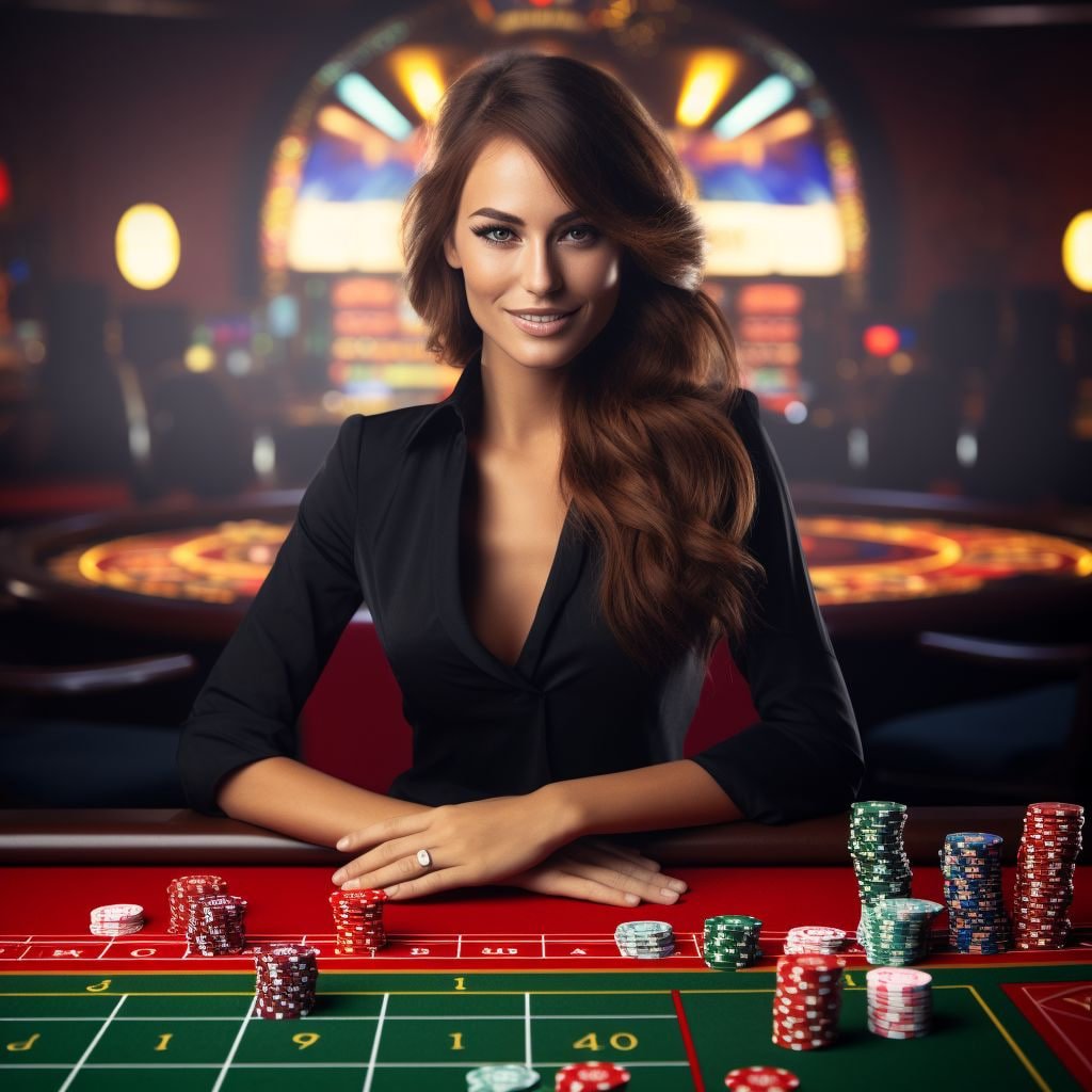 Live blackjack game interface on topslot88 login showing Pretty Gaming dealer and betting controls